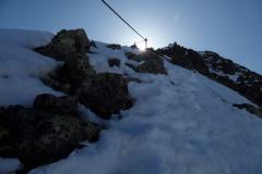 Winterklettersteig und Kreuzjoch (Apr. 2009)