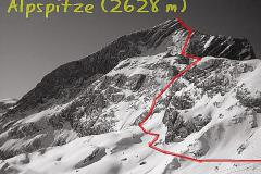 Alpspitze Klettersteig Jan 2010