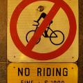 No Riding