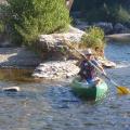 Kanu am Pont du Gard