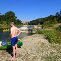 Kanu am Pont du Gard