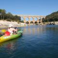Kanu am Pont du Gard