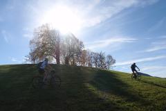 Mit dem Rad auf den Blomberg