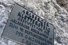 Klettersteig Weißschrofenspitze (Jun 2008)